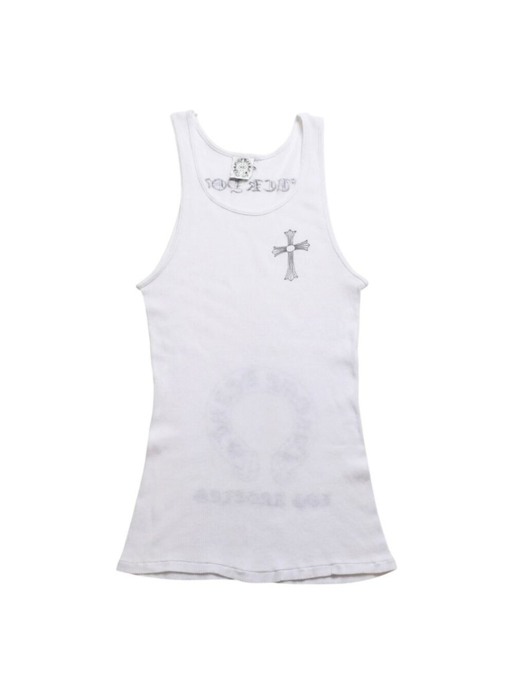 Chrome Hearts Tank Top Sleeveless Los Angeles Limited Horseshoe Black White M